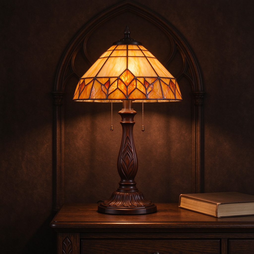 Vesper Stained-Glass Table Lamp